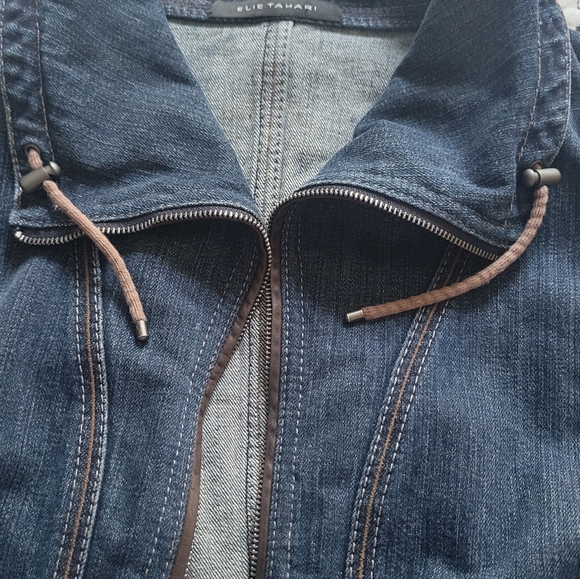 Elie Tahari Women's Denim Jacket - Picture 8 of 16